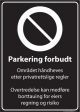Sommerbutikken AS - Privatrettslig skilt - Parkering Forbudt Høyt