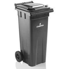 Avfallsbeholder 140L Grå