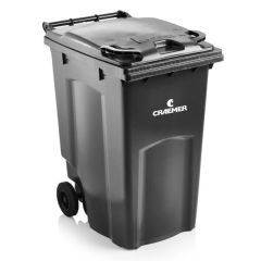 Avfallsbeholder 360L Grå