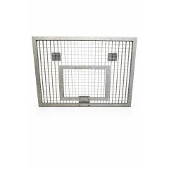 Basketballplate Stål 120x90cm - Sommerbutikken.no