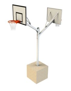 Basketballstativ med 2 utheng - Sommerbutikken.no