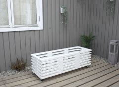 Blomsterkasse "Cube" 115x40x32,5 cm - Sommerbutikken.no