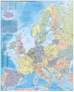 Sommerbutikken AS - Veggkart Europakart Organisasjonskart