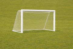 Fotballmål 300x150cm hvit aluminium - Sommerbutikken.no