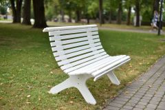 Hagebenk Emma - Hvit -Sommerbutikken.no