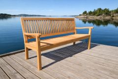 Hagebenk Teak 150cm Havana - Sommerbutikken.no