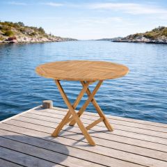 Rundt hagebord Teak - Sommerbutikken AS