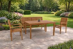 Hagemøbelsett Teak Frogn - Sommerbutikken.no