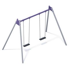 Huskestativ i stål for to single huskeseter - Sommerbutikken.no