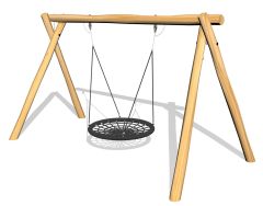 Huskestativ Robinia for 2 huskeseter - Sommerbutikken.no