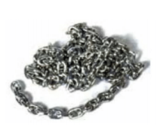 Kortlenket kjetting 6mm rustfritt stål for huskeseter på offentlige lekeplasser - Sommerbutikken.no