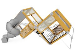 Lekeapparat Box modell 4 - Lys limtre i furu - Sommerbutikken.no