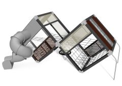 Lekeapparat Box modell 4 - Metall -Antrasitt - Sommerbutikken.no