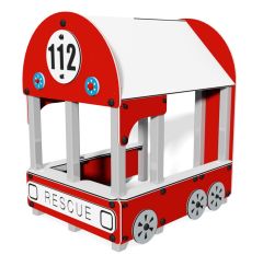 Lekebil/lekehus brannbil - Sommerbutikken.no