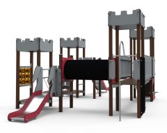 Leketårn Ridderslott - Metall - Sommerbutikken.no