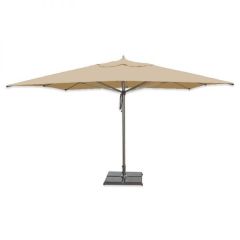 Parasoll Hurricane Aluminium - Beige 400x400cm - Sommerbutikken AS