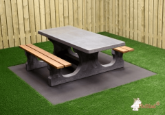 Utemøbler i betong fra HeBlad - Sommerbutikken.no