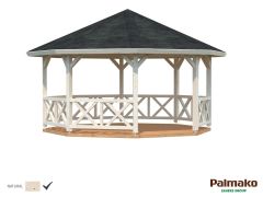 Paviljon Betty 18 Palmako - Sommerbutikken.no