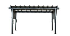 Pergola Hvaler 3x5m aluminium - Sommerbutikken.no