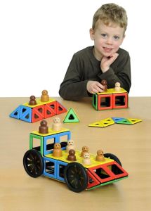 Polydron Magnetsett med hjul