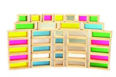 Regnbueklosser i Plast