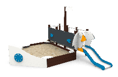 Sandkasseskip Dori -Sommerbutikken.no