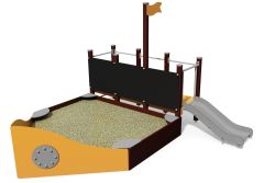 Sandkasseskip "Nemo Ultra" i tre - Sommerbutikken.no