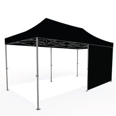 Sommerbutikken AS - Håndverkertelt for snekkere  - 3x6m - Sort farge