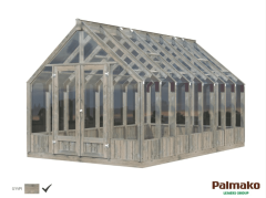 Hagestue Emilia 13,8 m2 i glass/tre - Sommerbutikken AS