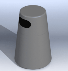 Sommerbutikken AS - Avfallsbeholder Idea 100 liter