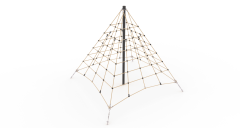 Sommerbutikken AS - Klatrepyramide 3m høyde Naturfarge