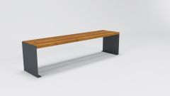 Sommerbutikken AS - Parkbenk Capella Uten Rygg