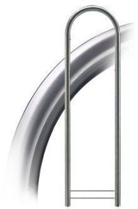 Sommerbutikken AS - Postkassestativ Bobi Round Rustfritt Stål