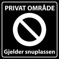 Sommerbutikken AS - Privatrettslig skilt - Gjelder snuplassen