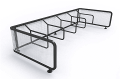 Sykkelparkering Kvadraturen 10 plasser - Modell 2