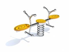 Sommerbutikken AS - Vippedyr i rustfritt stål for lekeplasser