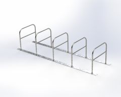 Sykkelstativ på skinner - Sommerbutikken AS