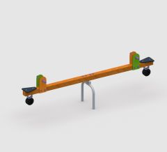 Vippehuske med 2 seter for lekeplasser - Sommerbutikken AS