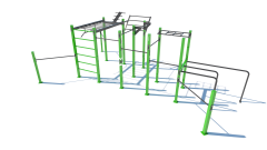  WO 0101B CALIFORNIA - Utendørs treningspark - Sommerbutikken.no