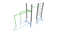 WO 0301B KENTUCKY XS - Utendørs treningspark - Sommerbutikken.no