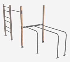 WOS 101 WOOD BOSTON - Utendørs treningspark - Sommerbutikken.no