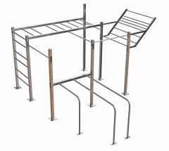 WOS 102 WOOD ATLANTA - Utendørs treningspark - Sommerbutikken.no