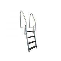 Badetrapp "Viking" aluminium 4-trinn - Sommerbutikken.no