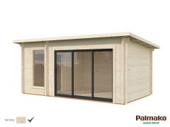 Badstu Sanna 12,8kvm med skyvedører - Sommerbutikken.no