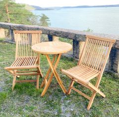 Cafesett Lote i teak - Sommerbutikken AS