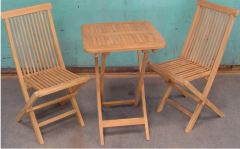 Cafèsett Torbjørnsskjær i teak - Sommerbutikken AS