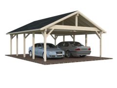 Carport Dobbel 40,6kvm - Sommerbutikken AS