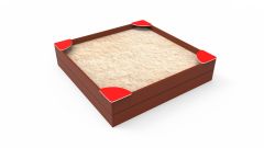 Firkantet sandkasse - 1,8m - Sommerbutikken.no