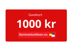 Gavekort - 1000kr - Sommerbutikken.no