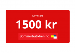 Gavekort 1500kr - Sommerbutikken.no